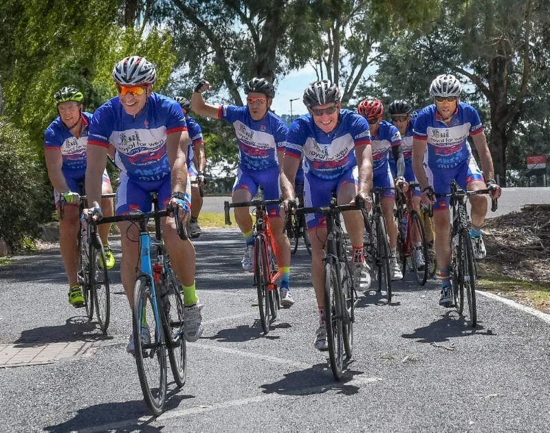 Riders in the 2017 ride.
