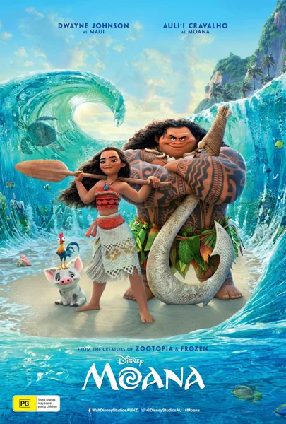 Moana  (PG)  Monday 11 February - 6:30pm