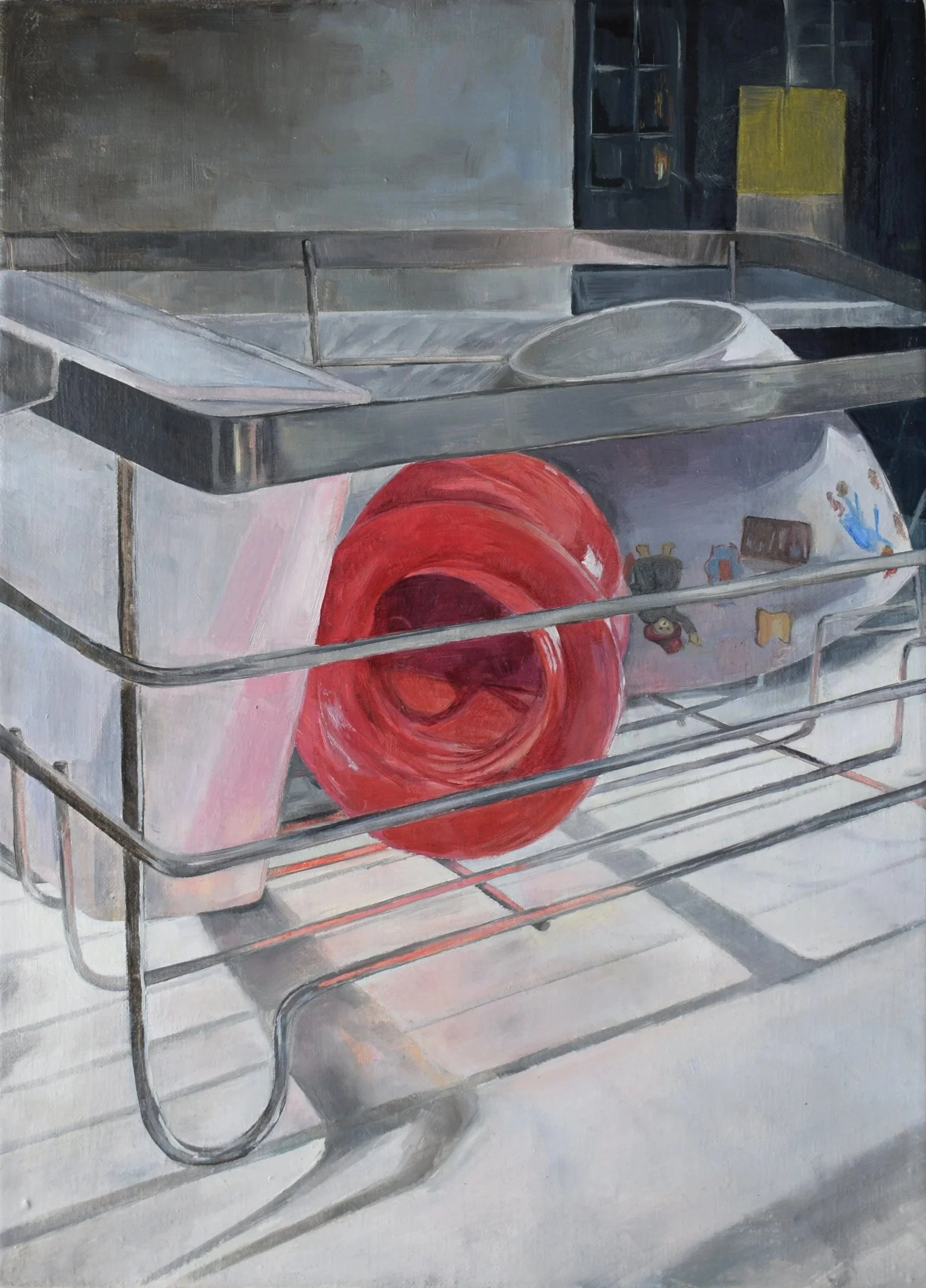 Red Beaker with Bowl, 2020

 

 Oil on Linen  25 x 35 cm 
