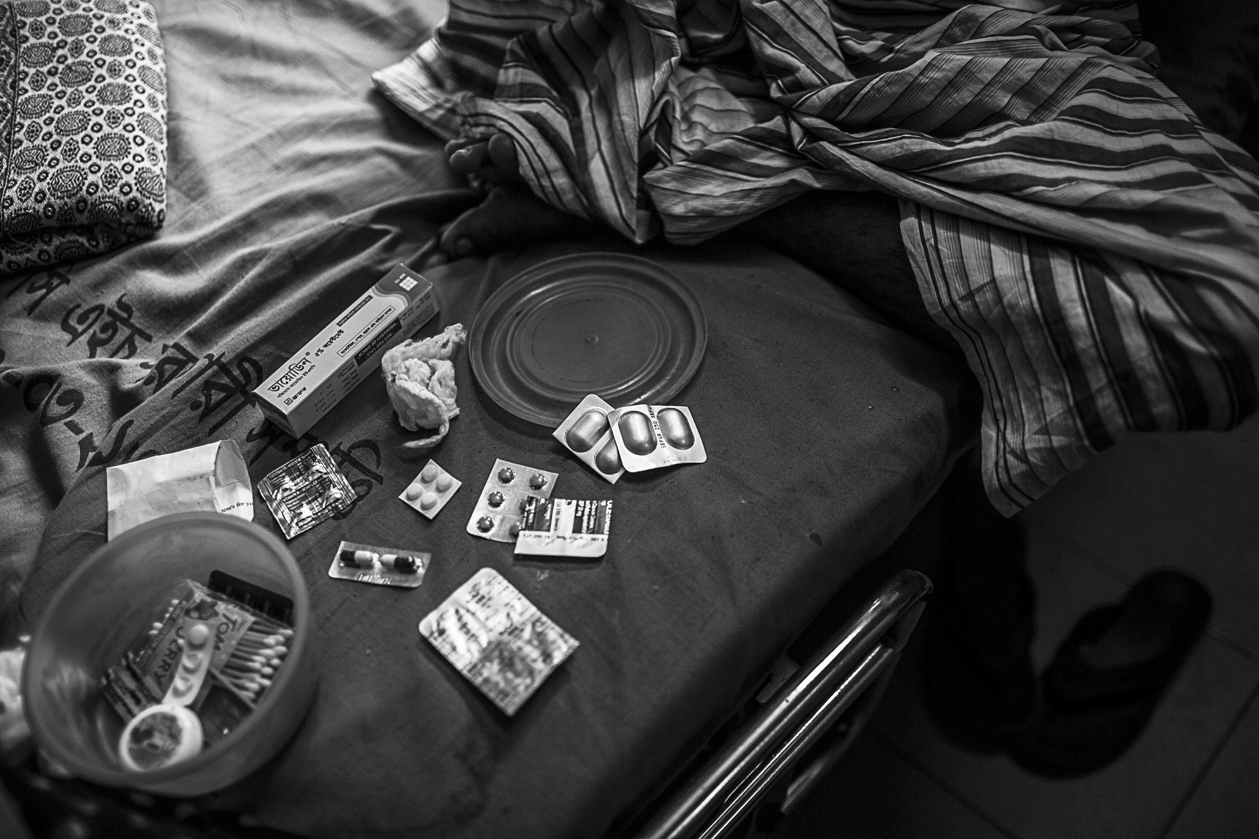  Some of the medication patient’s use. Families have to purchase the medication from chemists outside the hospital, medicine that the doctors prescribe although prescriptions aren’t required.      