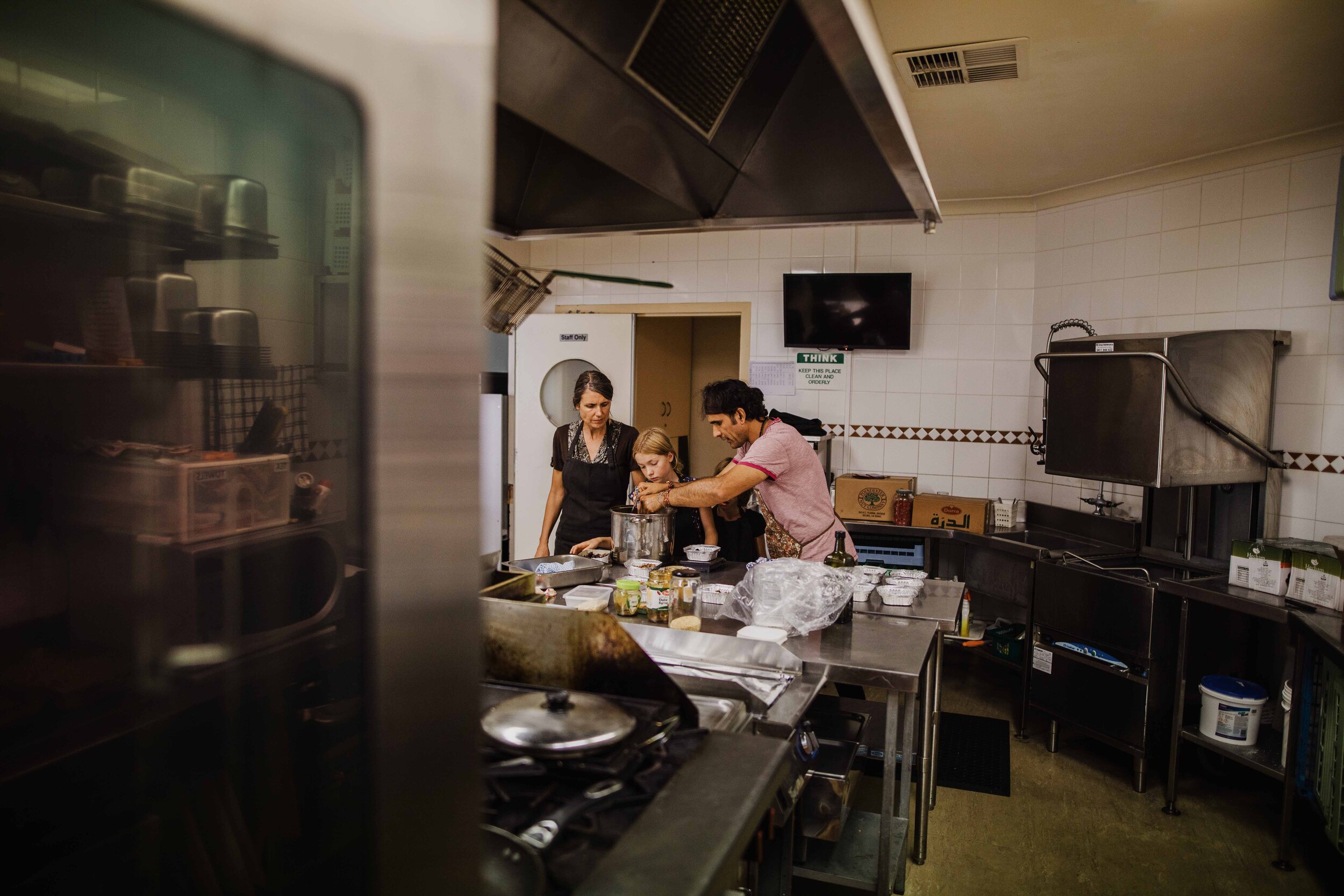  Arad in the kitchen. 