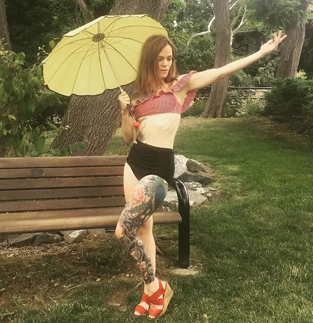 I found some really cool parasols at an estate sale and I&rsquo;m pretty excited about them. (Before you start yelling at me, I wore a very fetching black mask all day, just took it off for one photo when no one was around.)