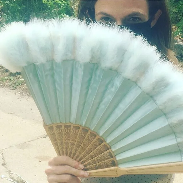 Marabou fan gives me the vapors