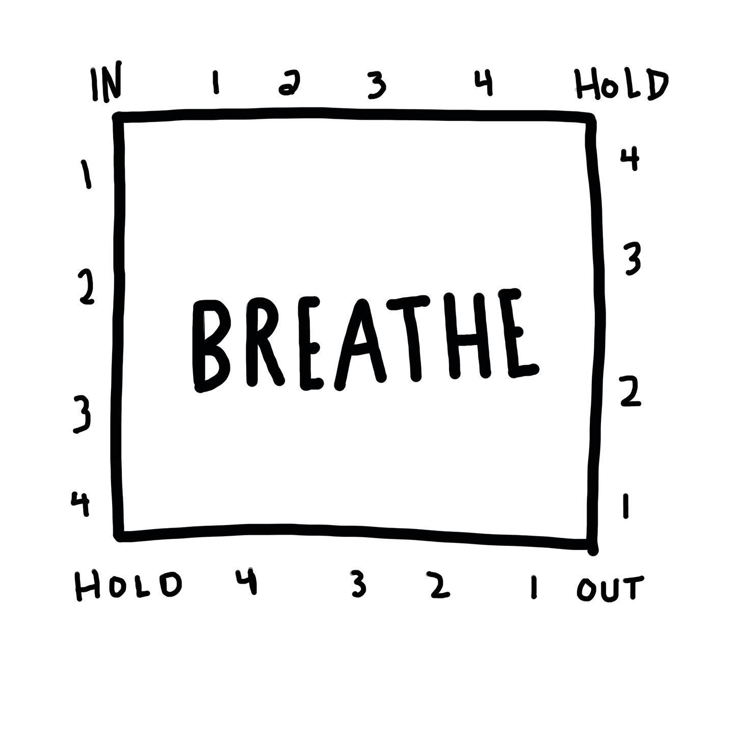 First day back after a long and really great weekend. New challenges are already showing up in my inbox. Whatever the day might bring, face it, but don&rsquo;t forget to breathe. This one, box breath, will calm the central nervous system :) 
.
.
#chr