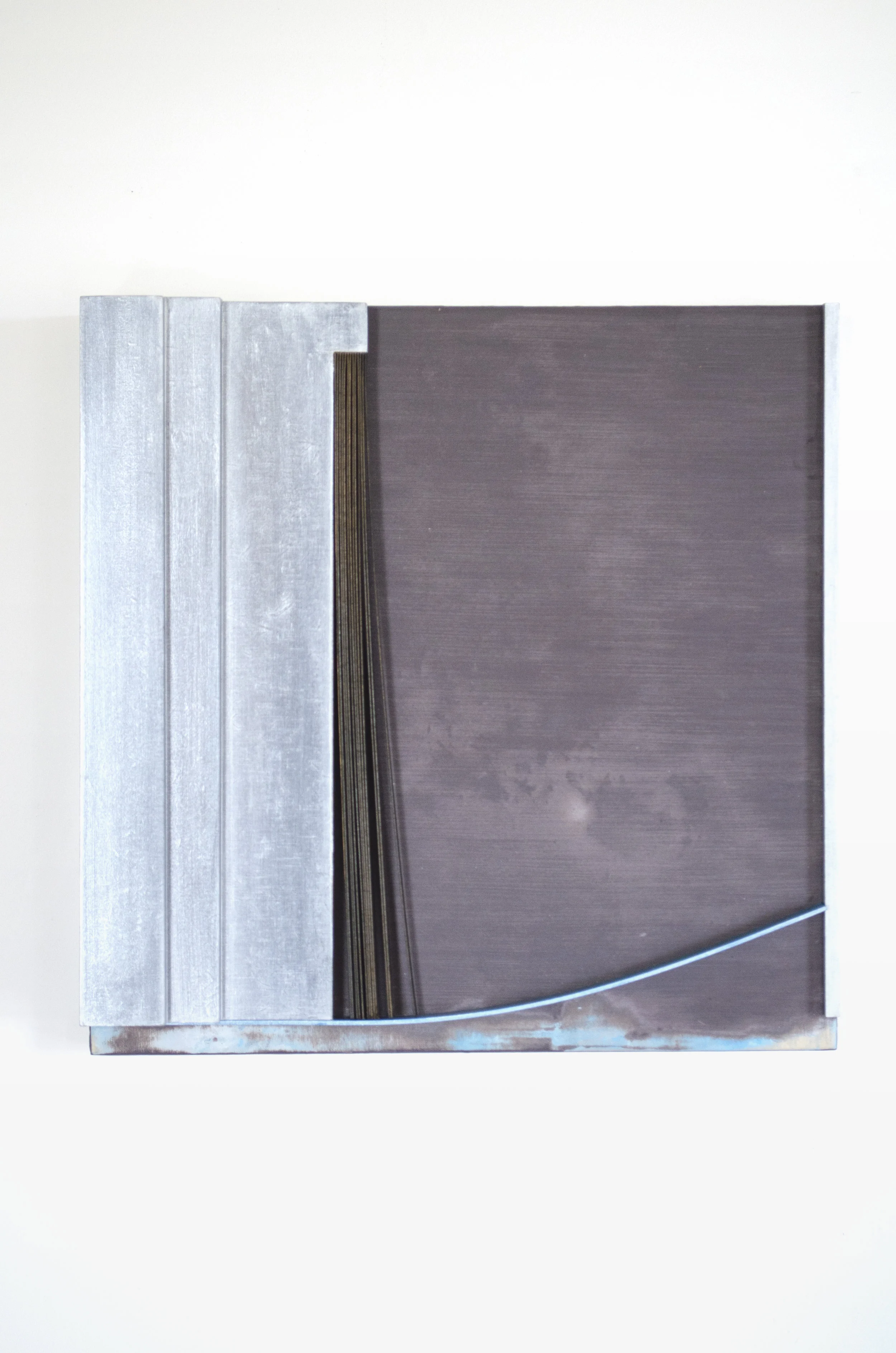 Endo_painted wood relief panel_30x30x5cm_2018