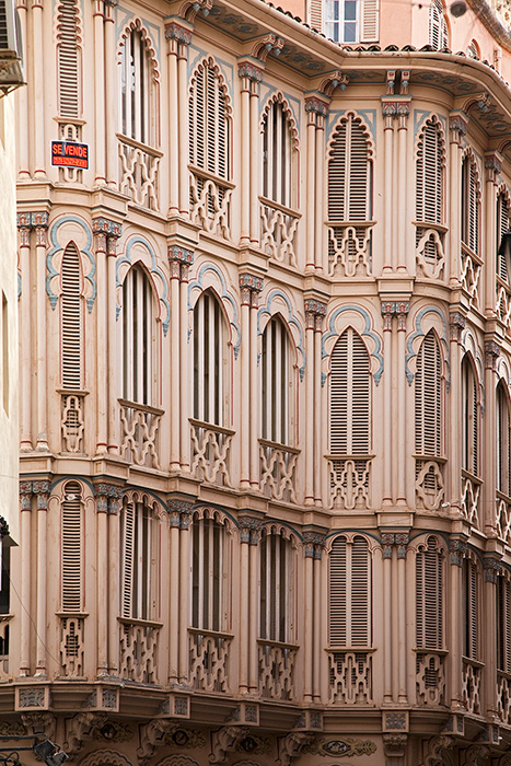 Jugendstilfassade, Altstadt, Palma de Mallorca 2010