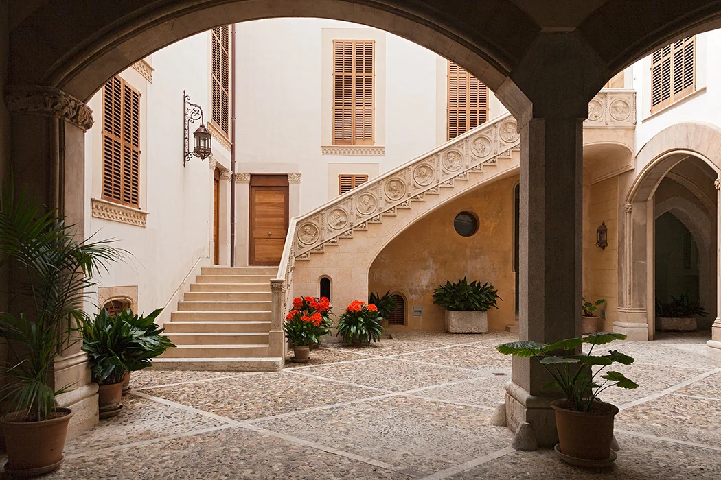 Innenhof, Altstadt, Palma de Mallorca 2010