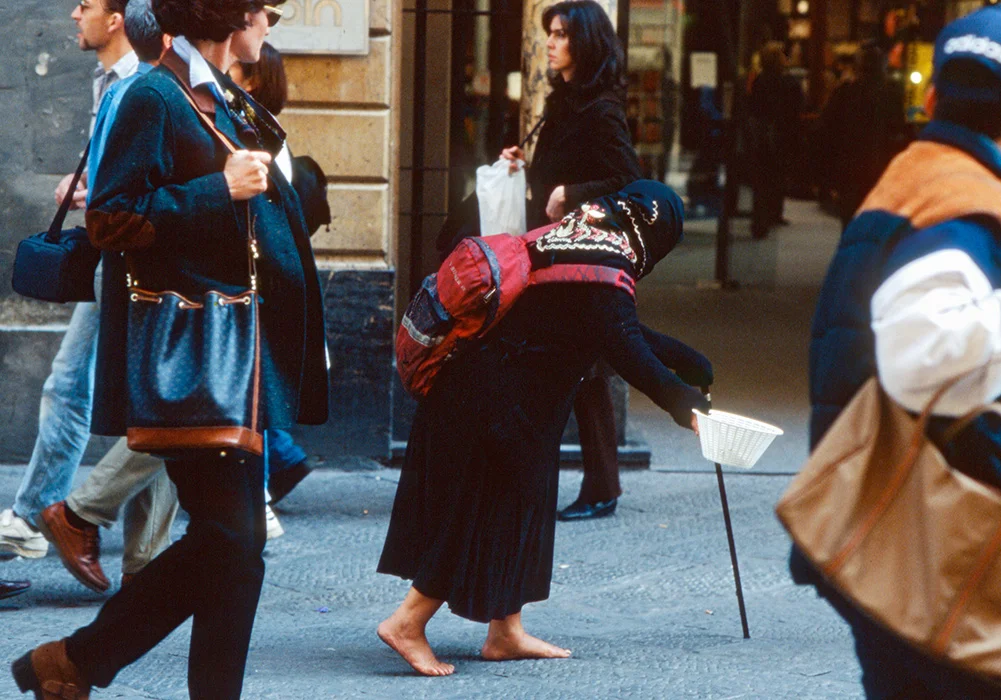 Almosen, Florenz 1998