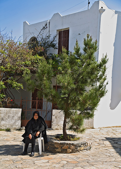 Dorfplatz, Milatos, Kreta 2007