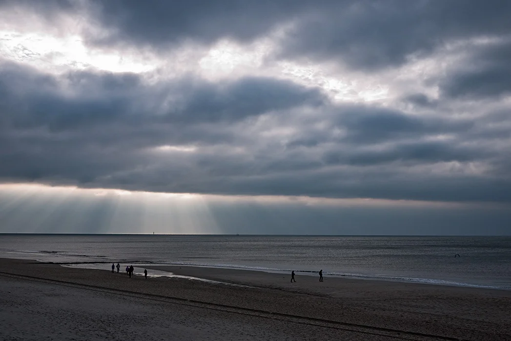 Abendspaziergang, Sylt 2009