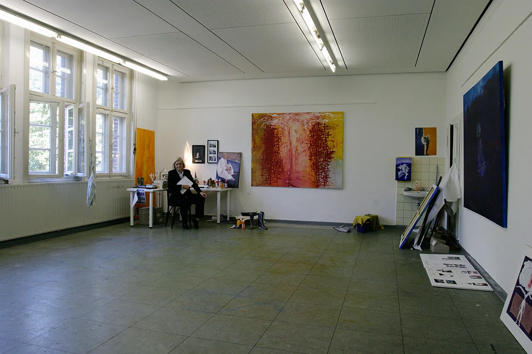 Atelier-Portrait Marie-Luise_O`Byrne-Brandl, Oberhausen 2005