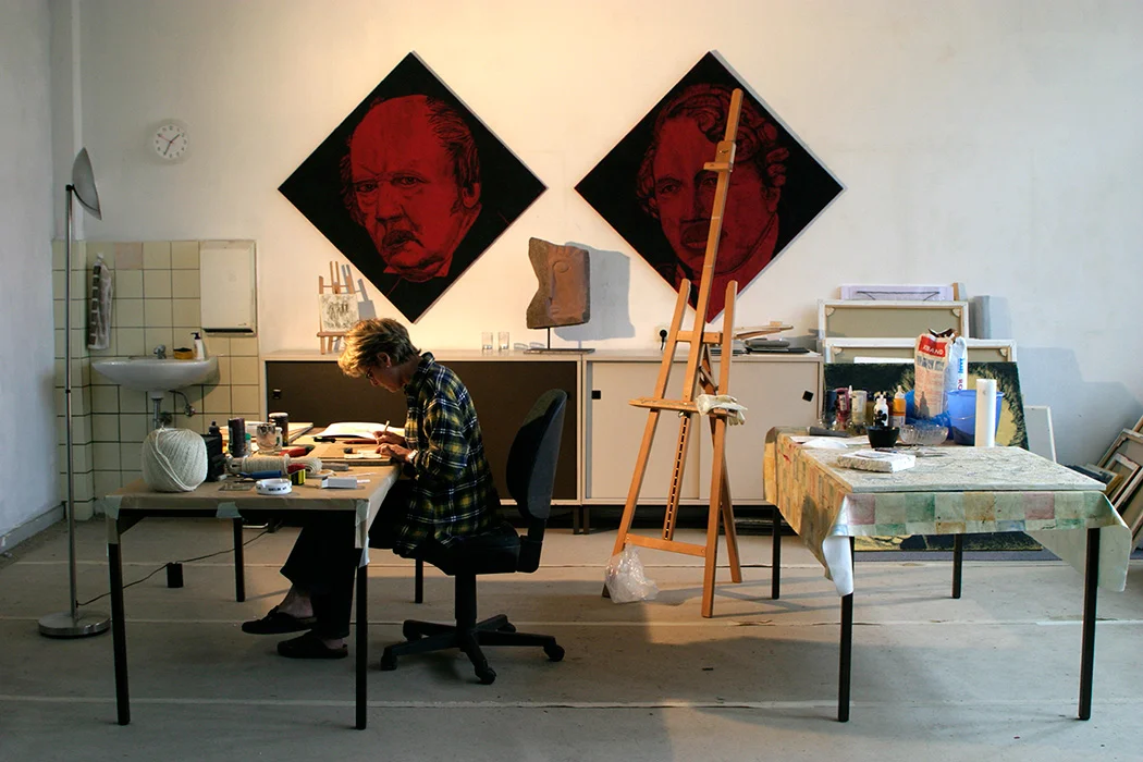 Atelier-Portrait Petra Leipold, Oberhausen 2004