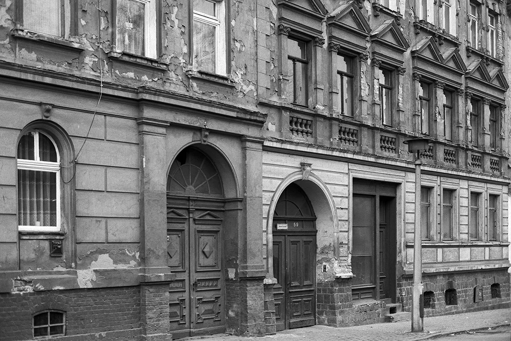 Fischer-von-Erlach-Strasse, Halle, DDR 1990