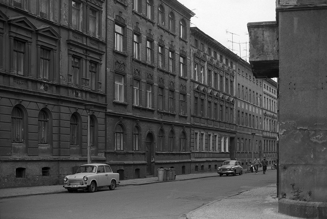 Leopoldstrasse, Halle, DDR 1990