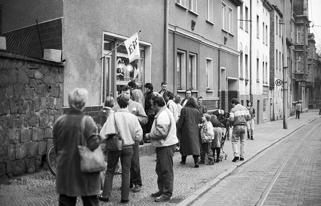 Reilstrasse, Halle, DDR 1990