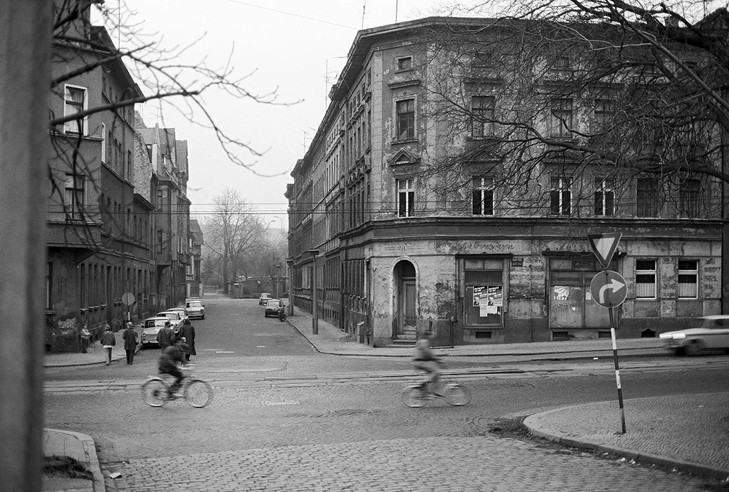 Leopoldstrasse, Halle, DDR 1990