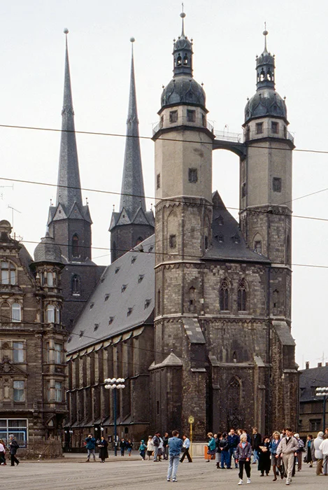 Marienkirche, Halle, DDR 1990