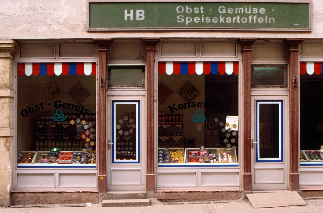 Schmeerstrasse, Halle, DDR 1990