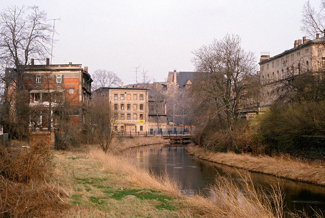 Muehlgraben, Halle, DDR 1990