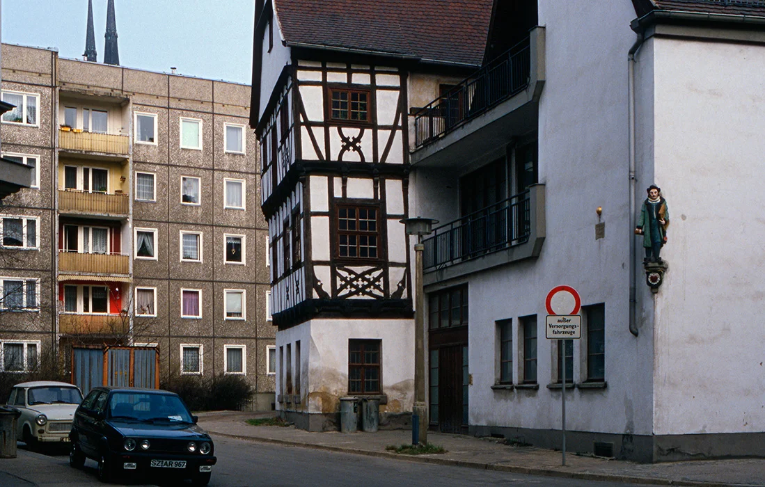 Alter Markt, Halle, DDR 1990