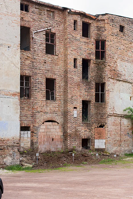 Hausruine, Halle 2014