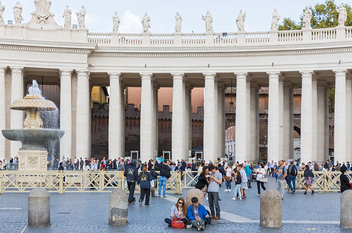 Piazza San Pietro, Rom 2015