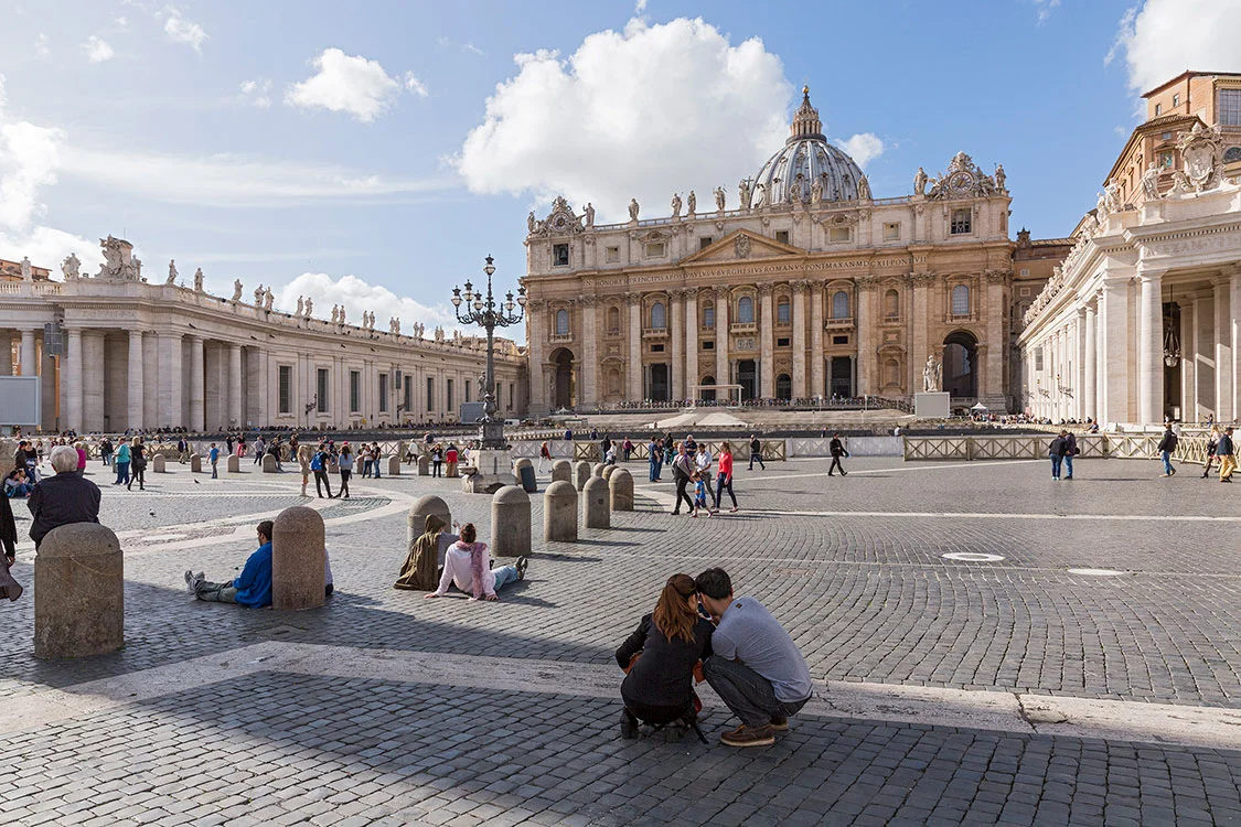 Piazza San Pietro, Vatikan, Rom 2015
