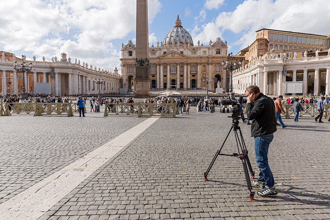 Piazza San Pietro, Vatikan, Rom 2015
