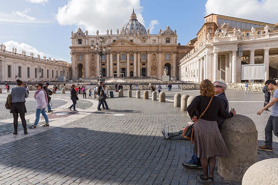 Piazza San Pietro, Vatikan, Rom 2015