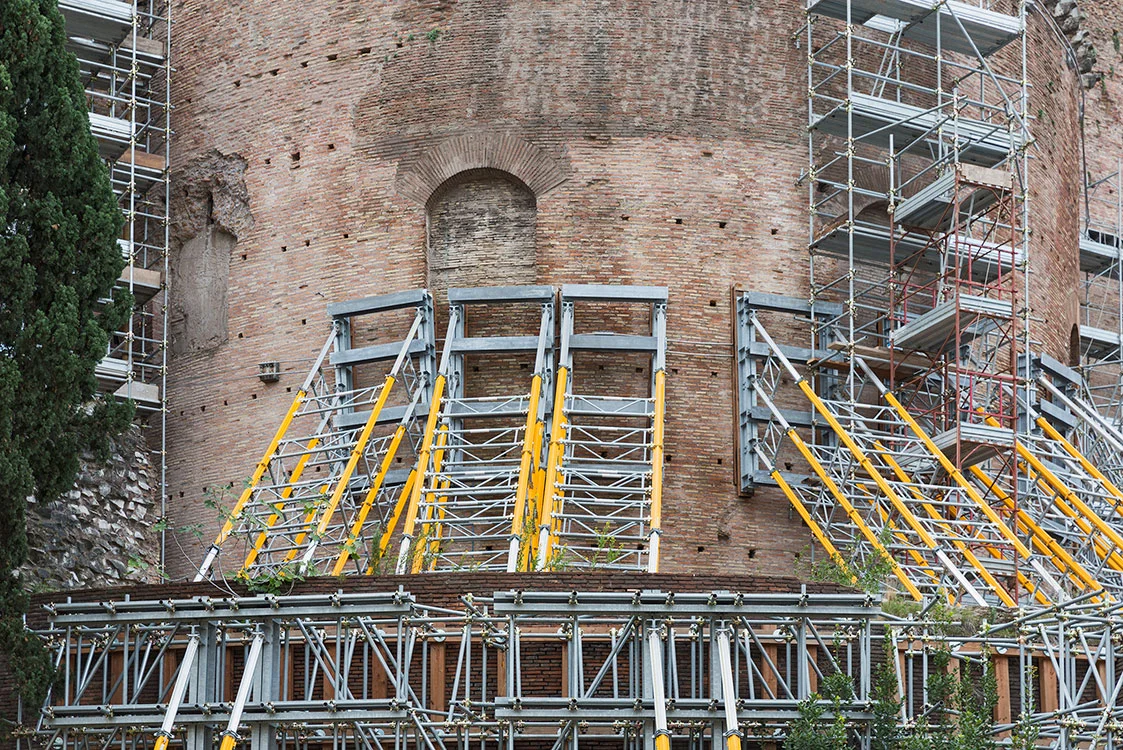 Basilika di Massenzio, Metrobaustelle, Rom 2015