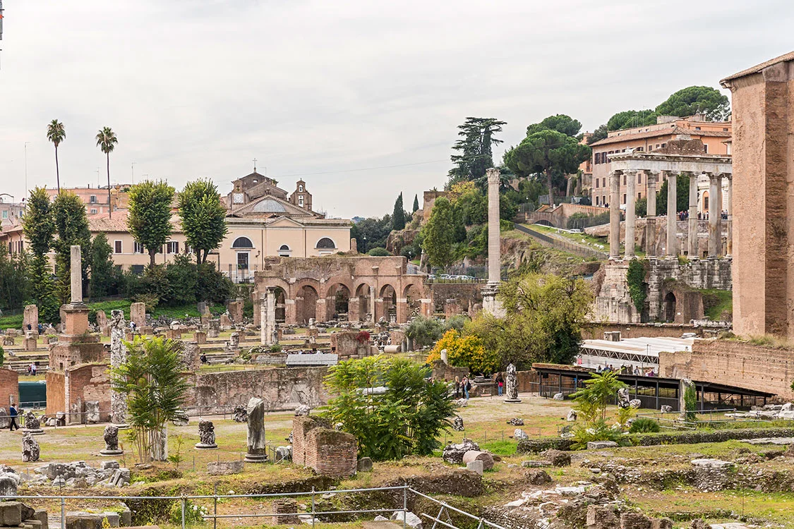 Forum Romanum, Via dei Fori Imperiali, Rom 2015