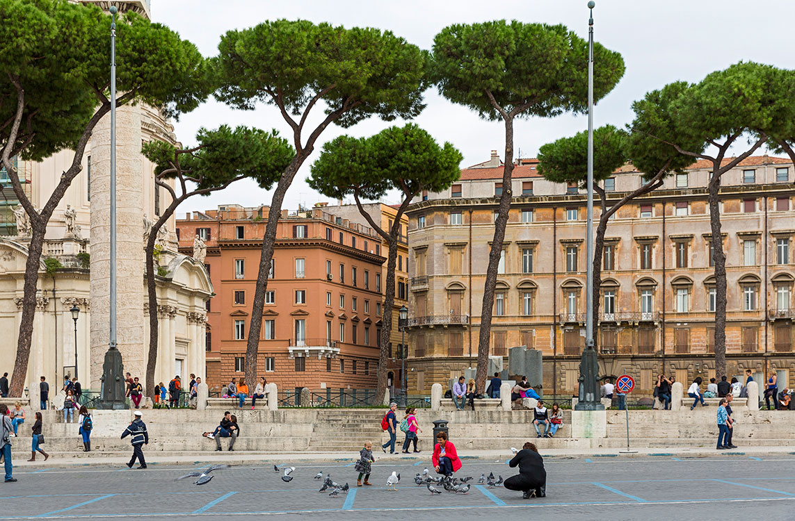 Piazza della Madonna di Loreto, Rom 2015