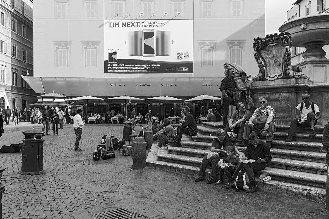 Piazza di Santa Maria, Trastevere, Rom 2015