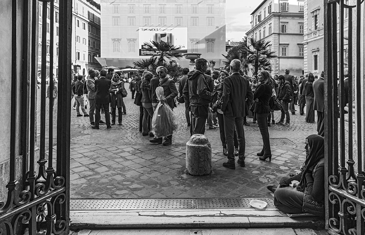 Piazza di Santa Maria, Trastevere, Rom 2015