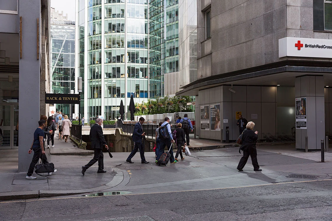 Moorgate, City of London, 2016
