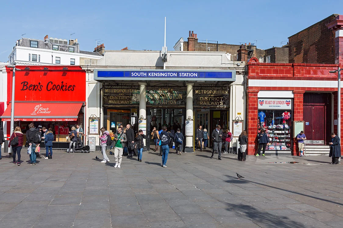 South Kensington Station, London 2015