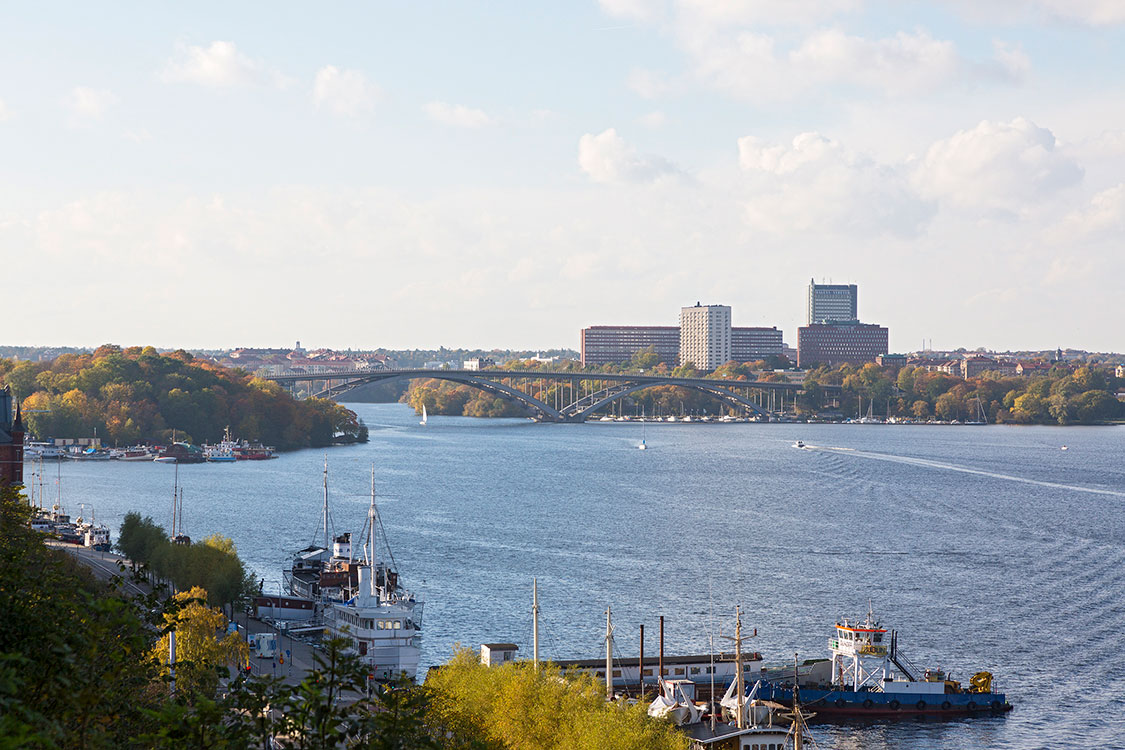 Mälarsee, Västerbron, Stockholm 2014