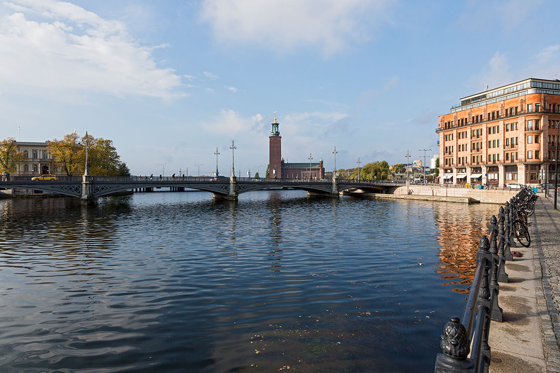 Vasabron, Rathaus, Stockholm 2014