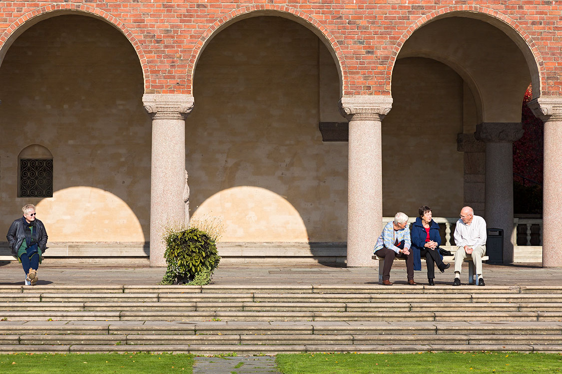 Rathaus, Arkaden, Stockholm 2014