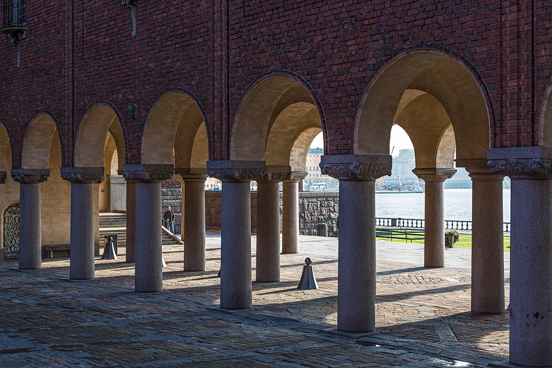 Rathaus, Arkaden, Stockholm 2014