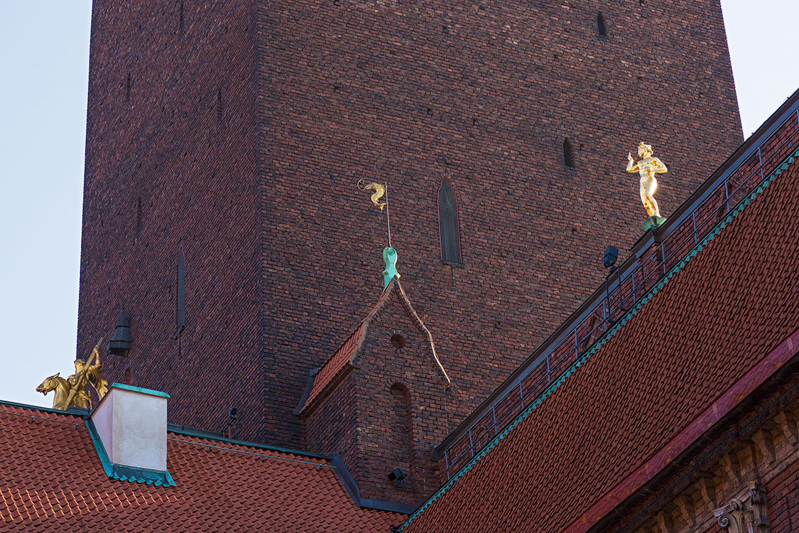 Rathaus, Detail, Stockholm 2014