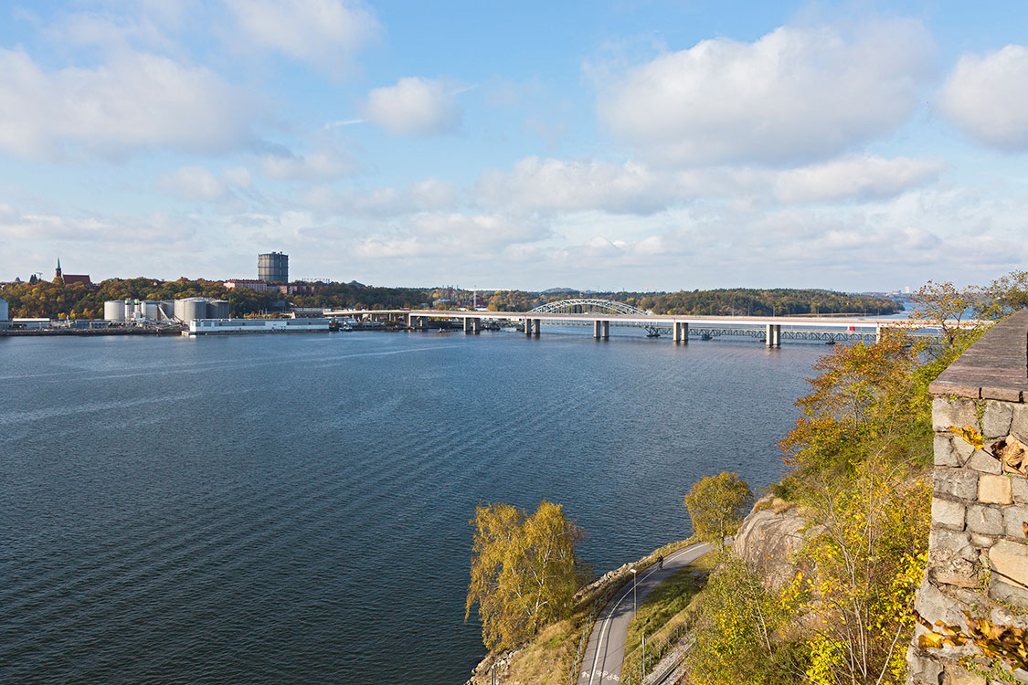 Värtahamnen, Lidingöbruecke, Stockholm 2014