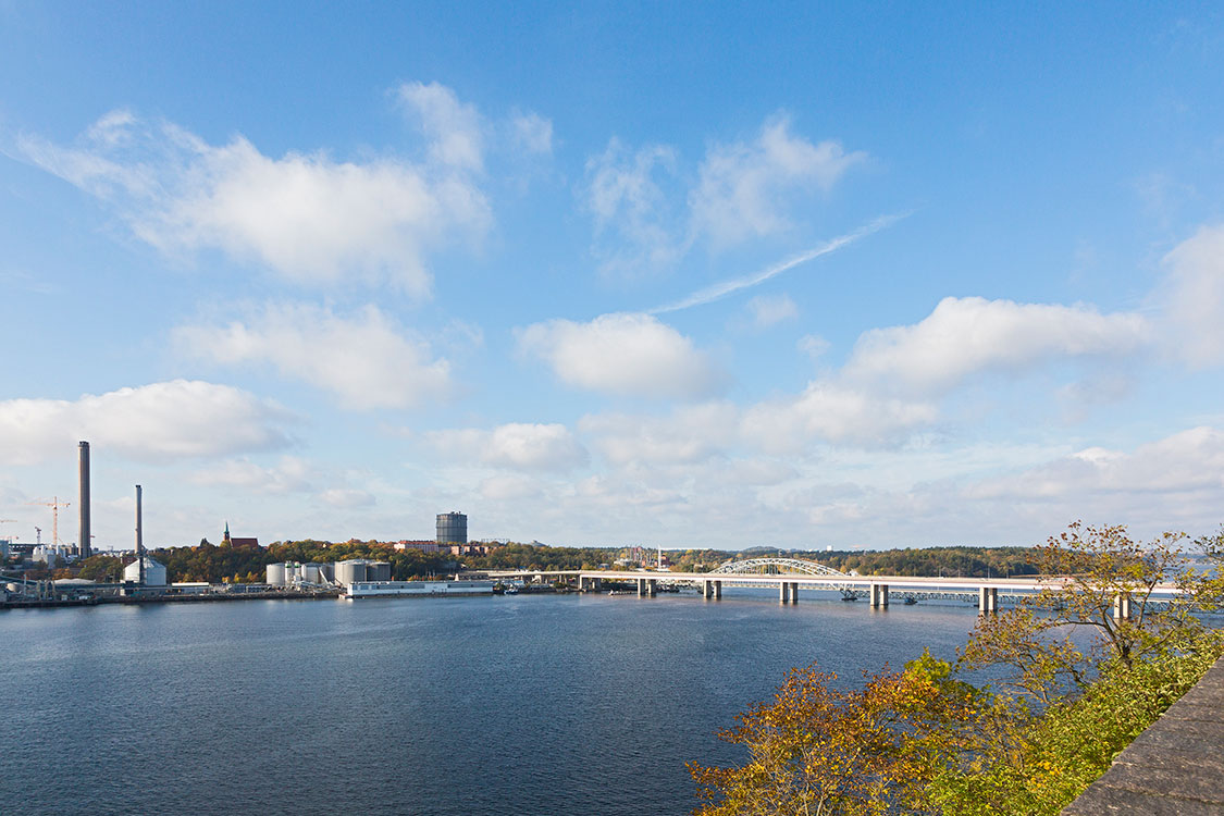 Värtahamnen, Lidingöbruecke, Stockholm 2014