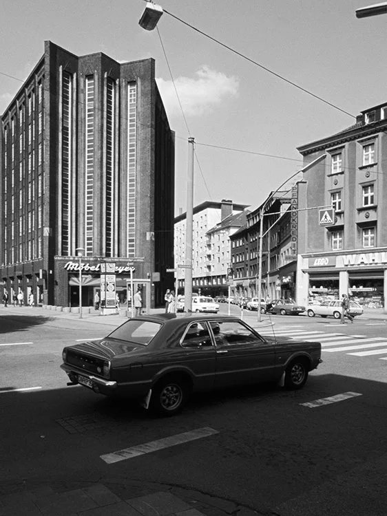 Bert-Brecht-Haus, Langemarckstrasse, Helmholtzstrasse, 1976