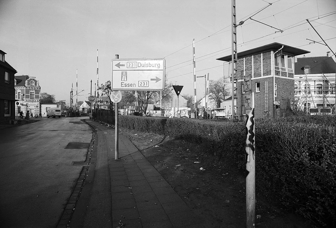 Alstadener Strasse, Obermeidericher Bahnhof, 1978