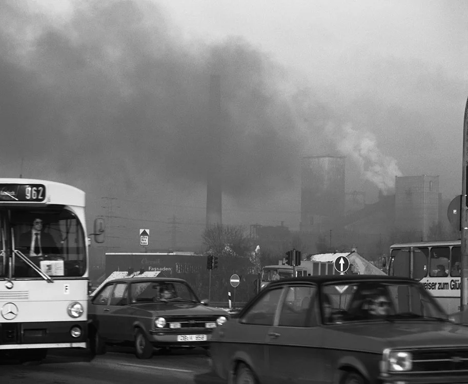Konrad-Adenauer-Allee, Kokerei Zeche Osterfeld, 1982