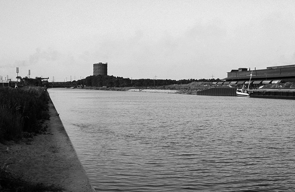 Rhein-Herne-Kanal, Gasometer, 1976