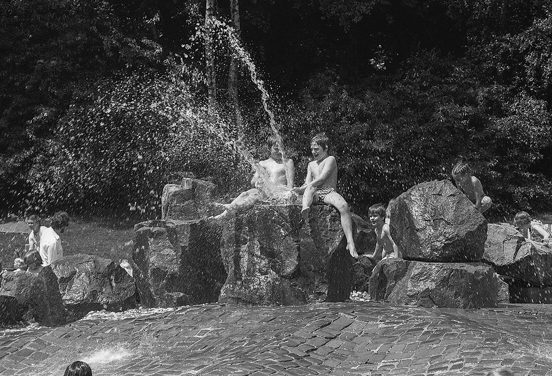 Wasserspielplatz, Oberhausen, Bottrop 1981