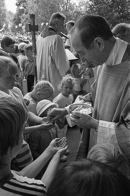 Bischof Franz Hengsbach, Familien-Gottesdienst, Essen 1986