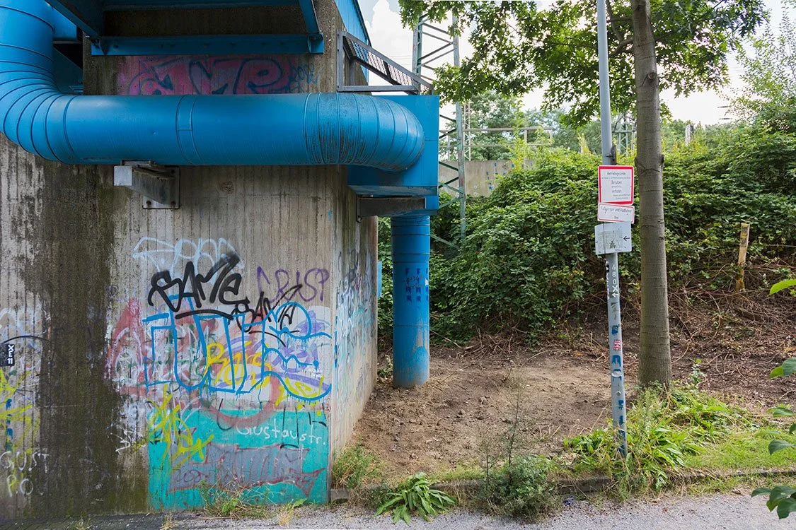 Rohrbrücke, Oberhausen 2014